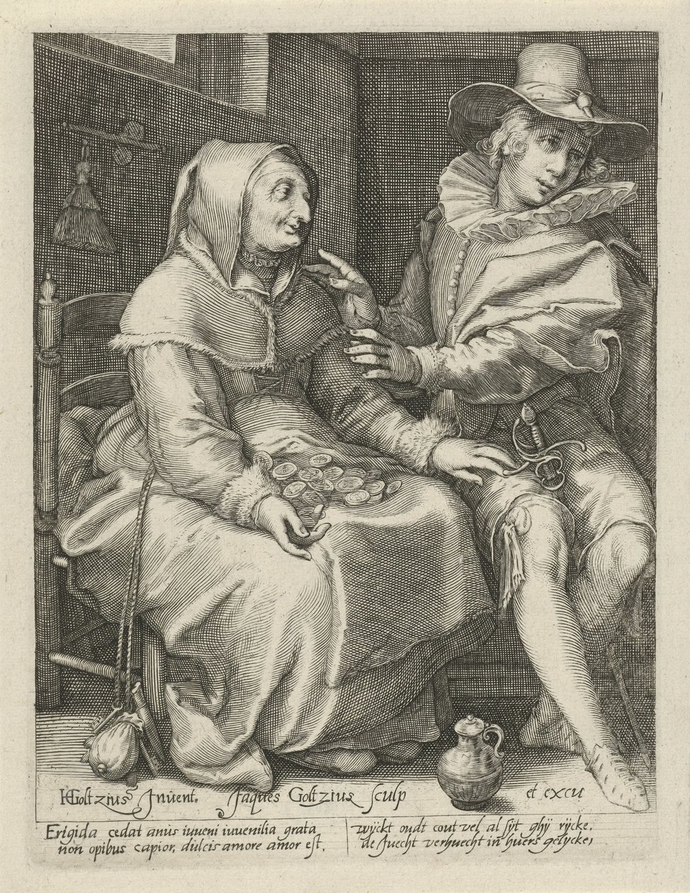 Amore disuguale da Jacob Goltzius (II)