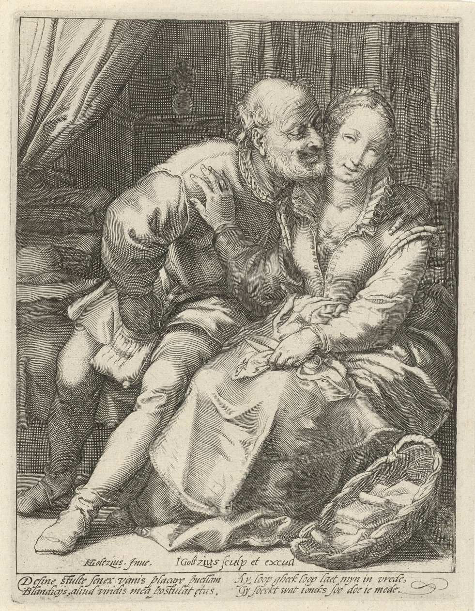 Amore disuguale da Jacob Goltzius (II)