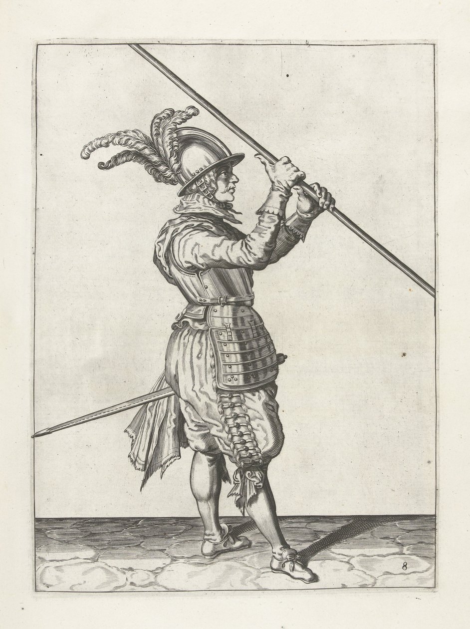 Soldato con lancia, c.1600 da Jacob II de Gheyn