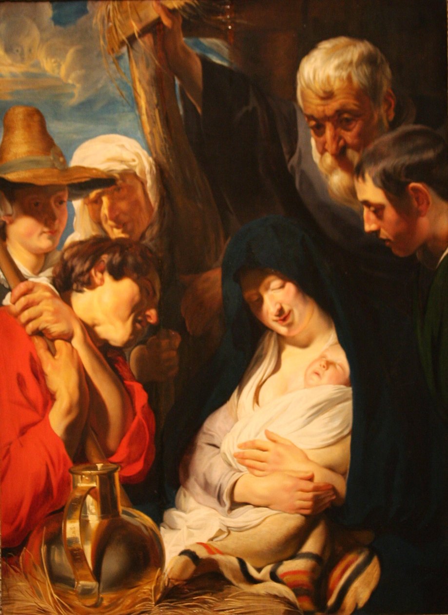Adorazione dei pastori da Jacob Jordaens