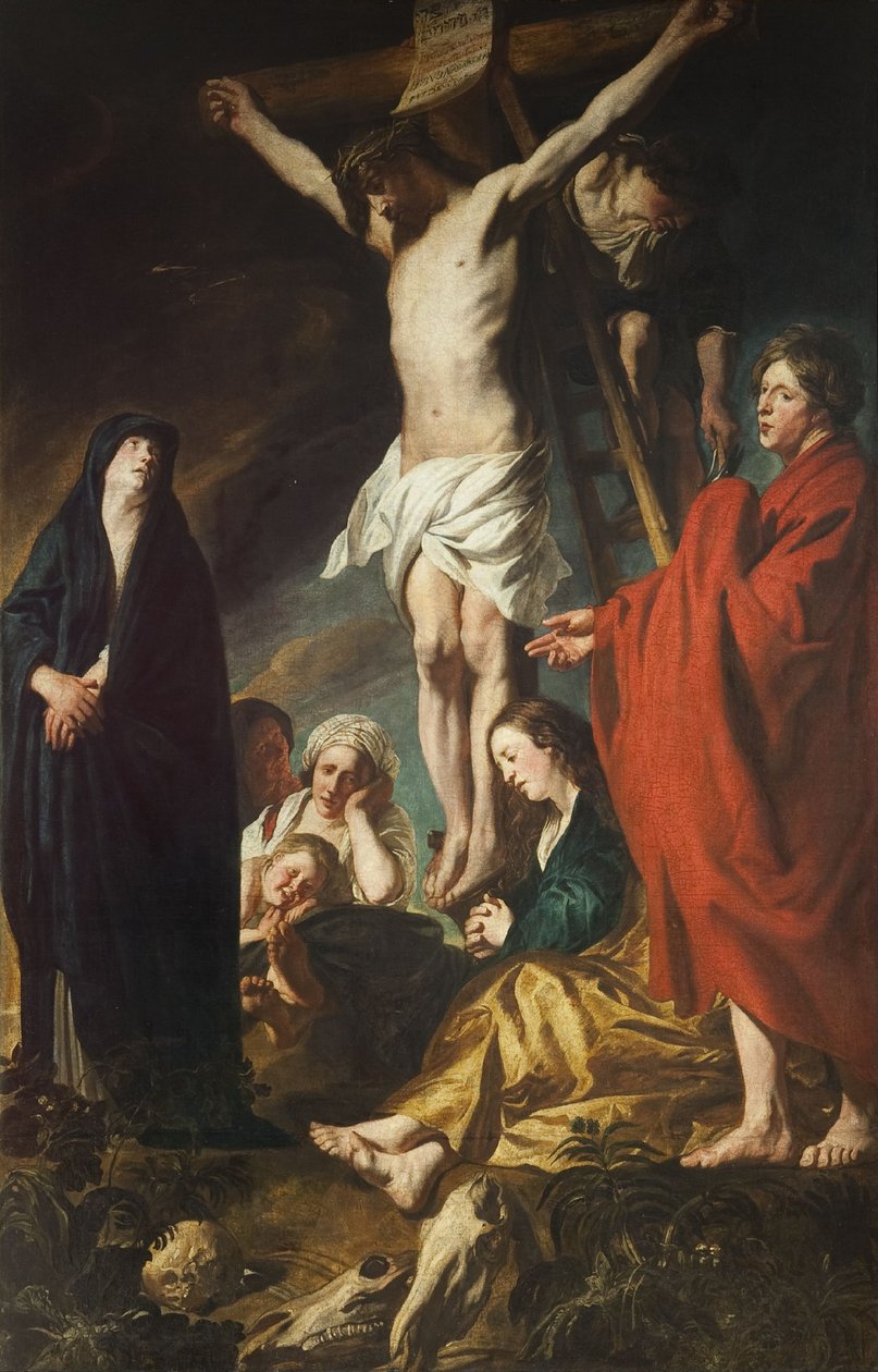 Cristo in croce da Jacob Jordaens