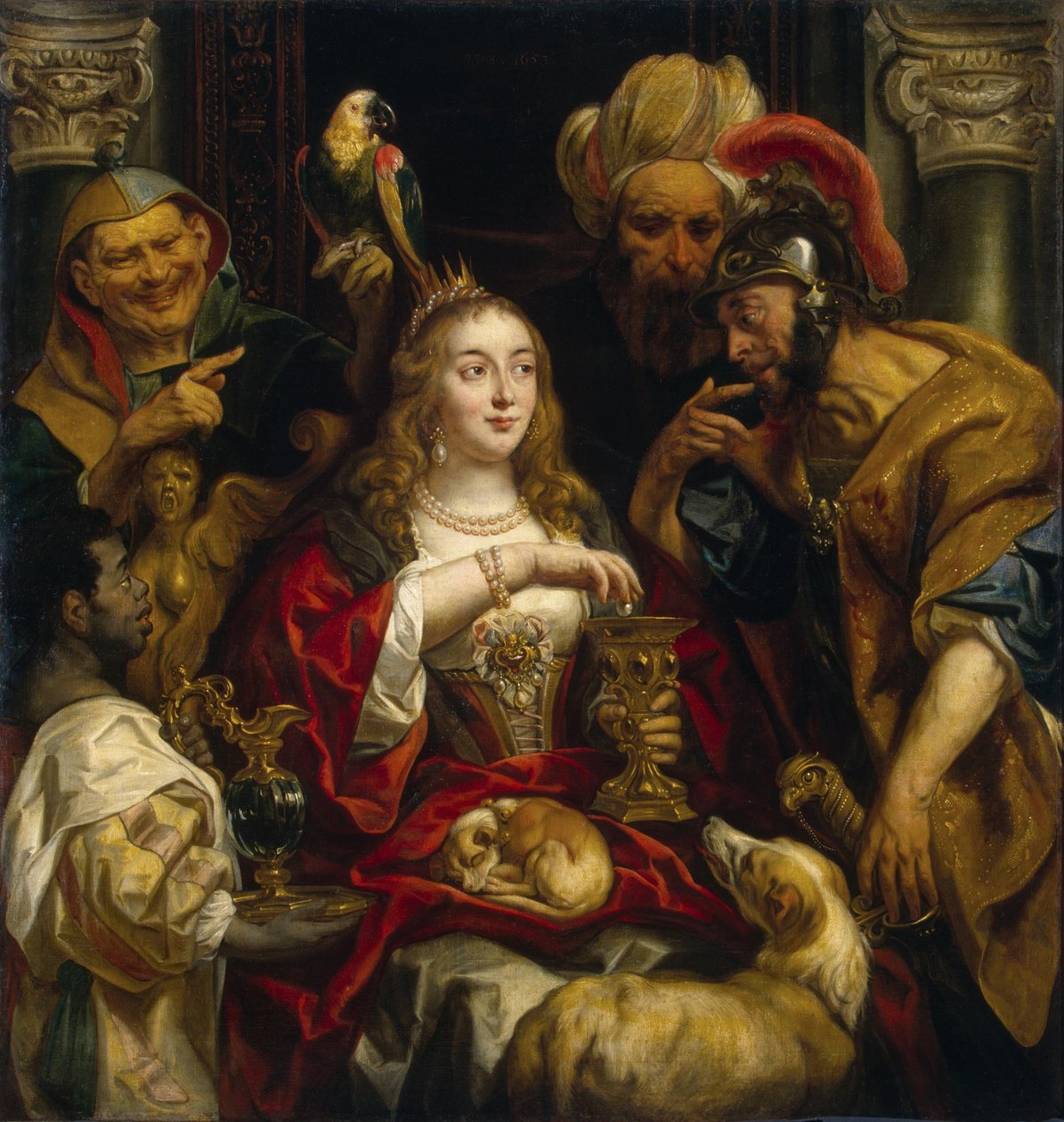 Il banchetto di Cleopatra da Jacob Jordaens