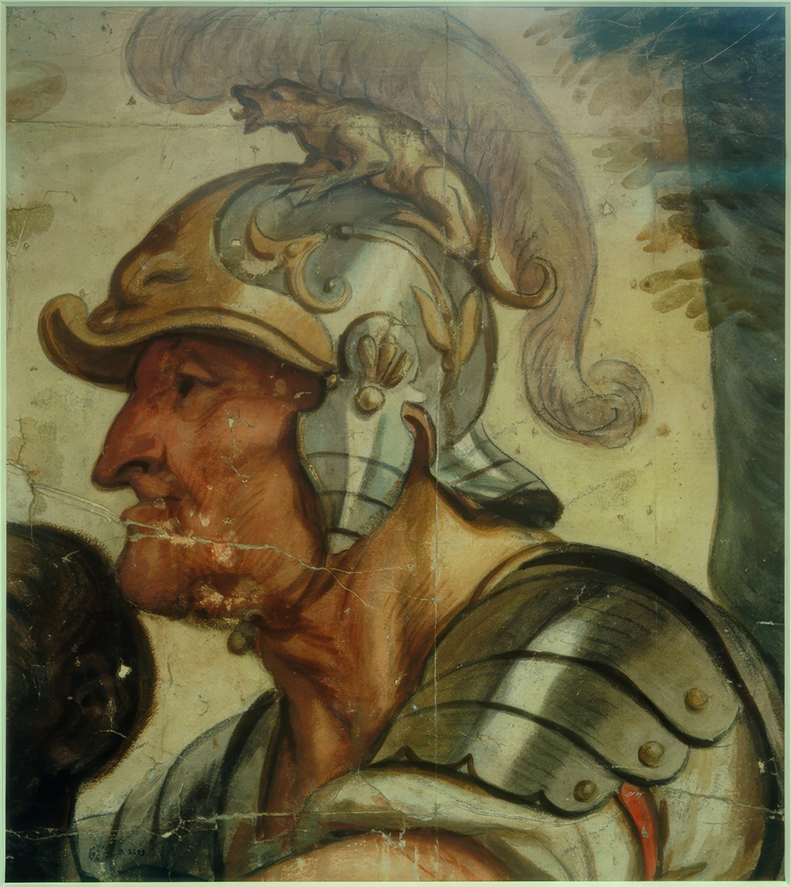 Guerriero con elmo da Jacob Jordaens