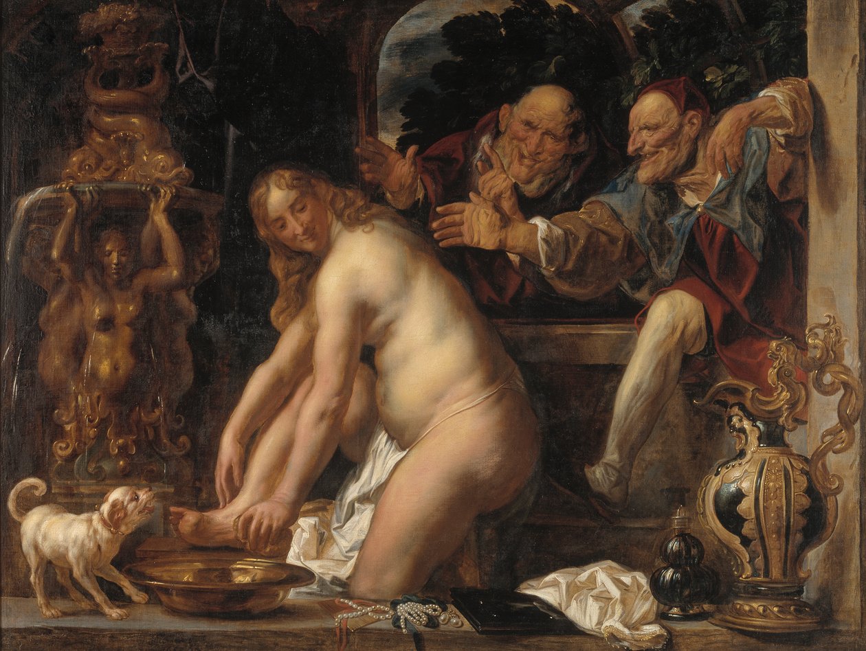 Susanna e i vecchioni da Jacob Jordaens