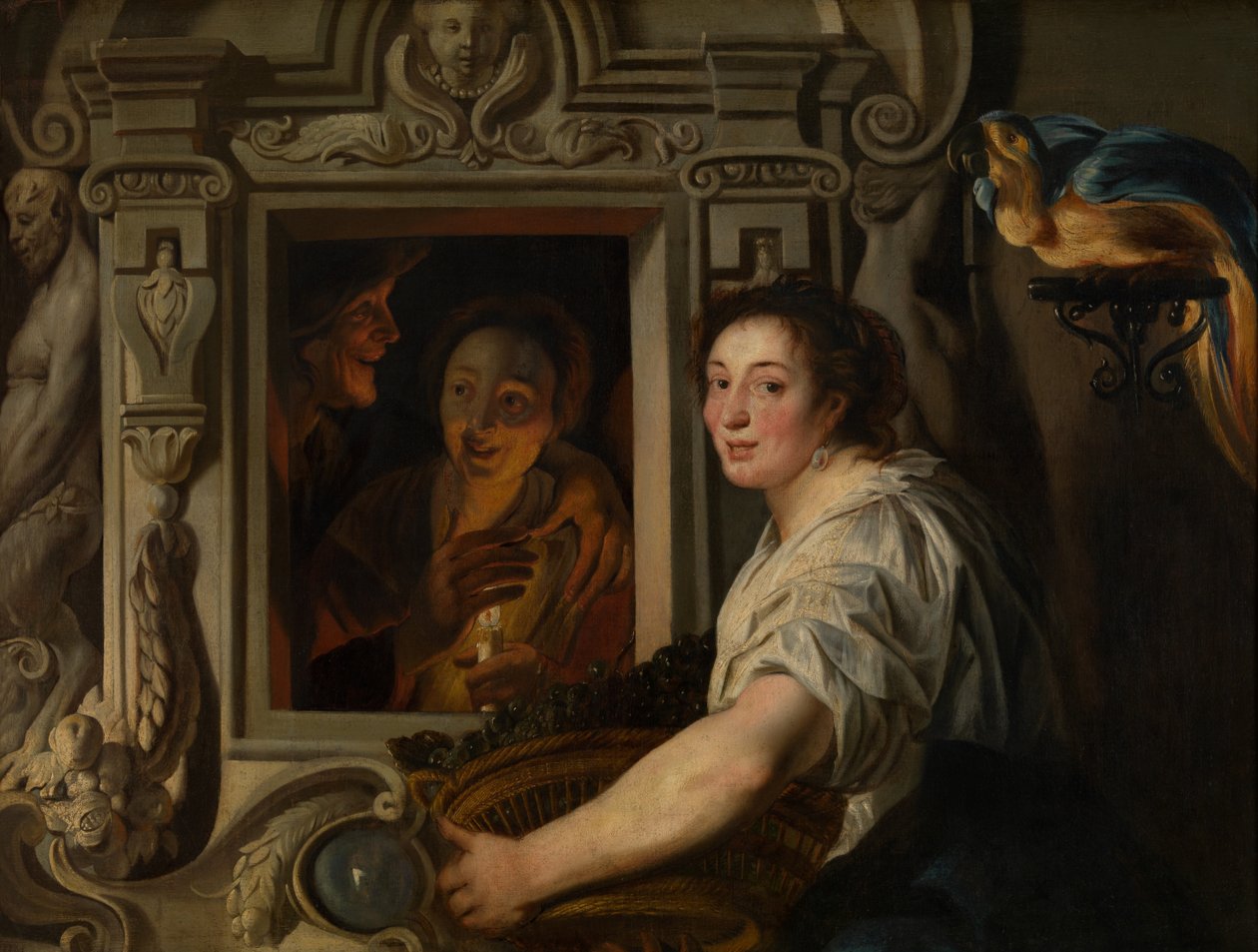 Il Venditore di Frutta da Jacob Jordaens