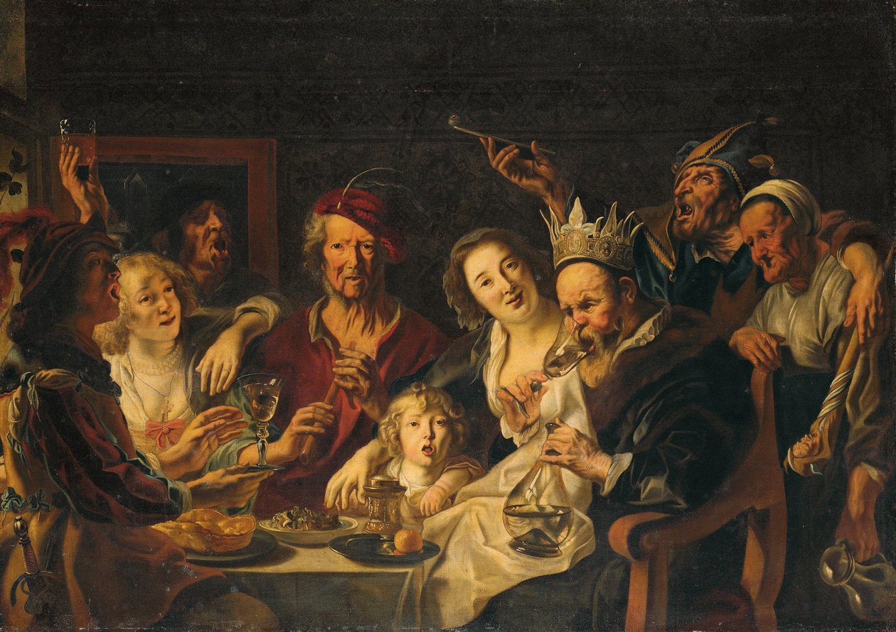 Il re beve da Jacob Jordaens