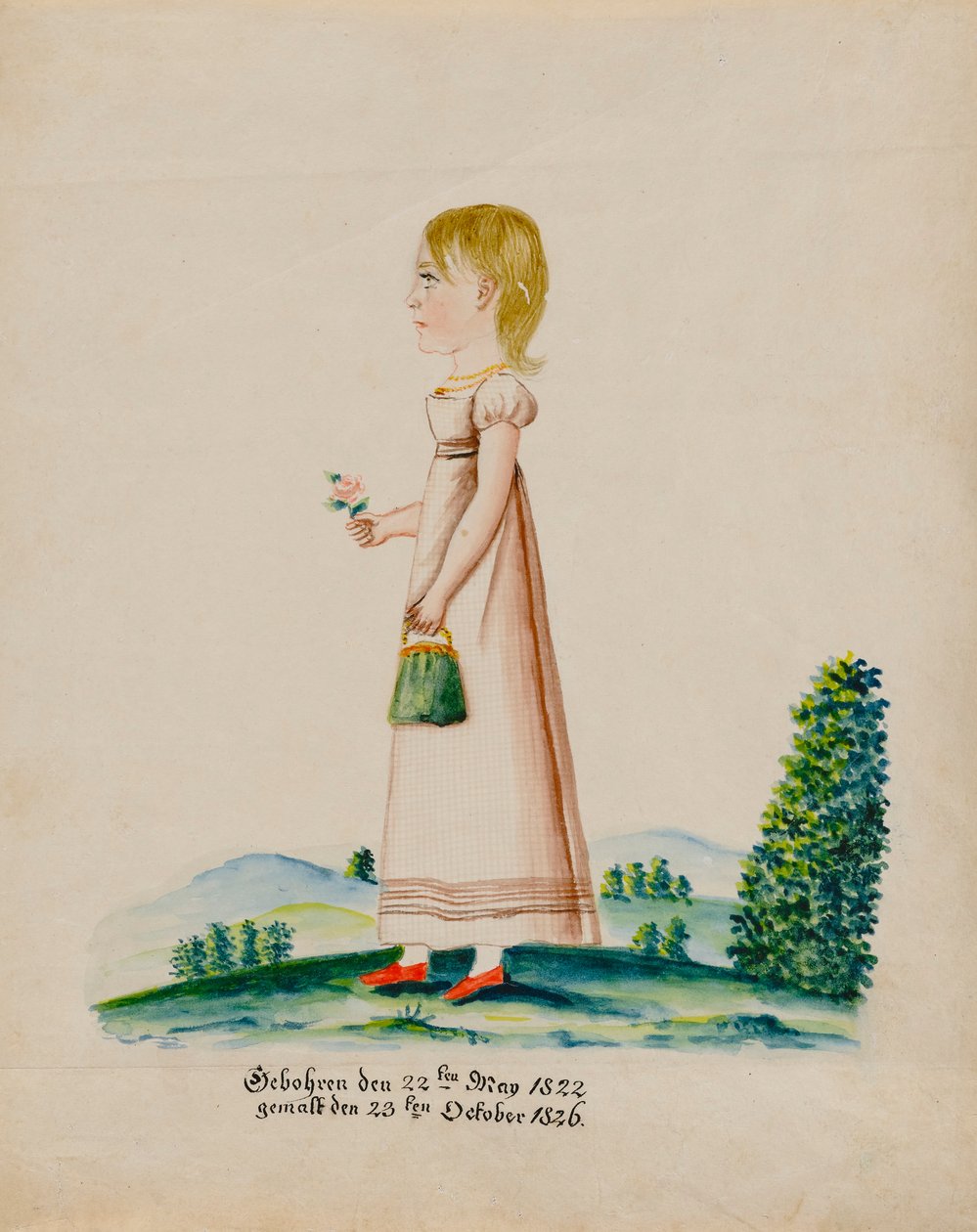 Ritratto di Sarah Musser da Jacob Maentel