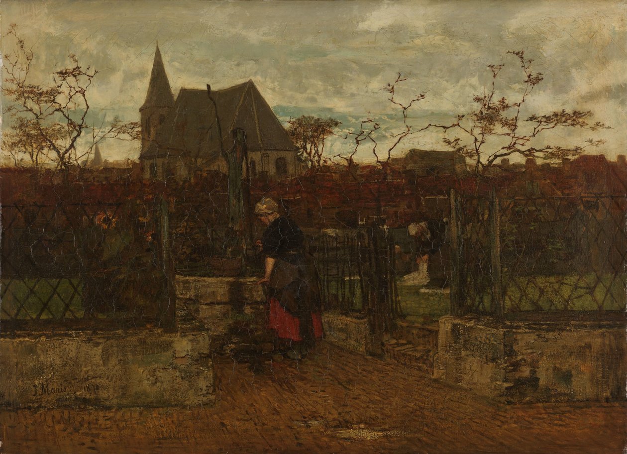 Un campo di candeggio da Jacob Maris