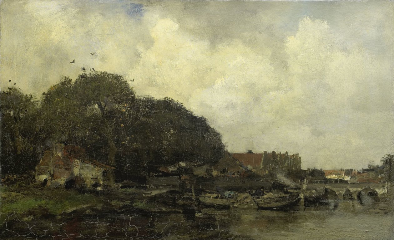 Veduta del porto da Jacob Maris