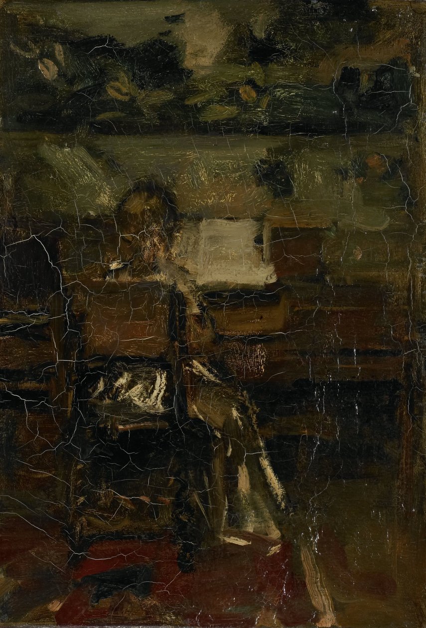 Ragazza al pianoforte da Jacob Maris