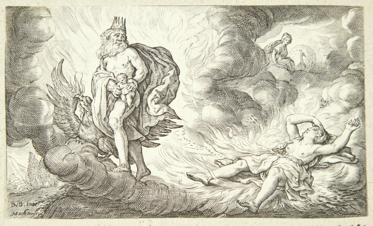 La nascita di Bacco da Jacob Matham