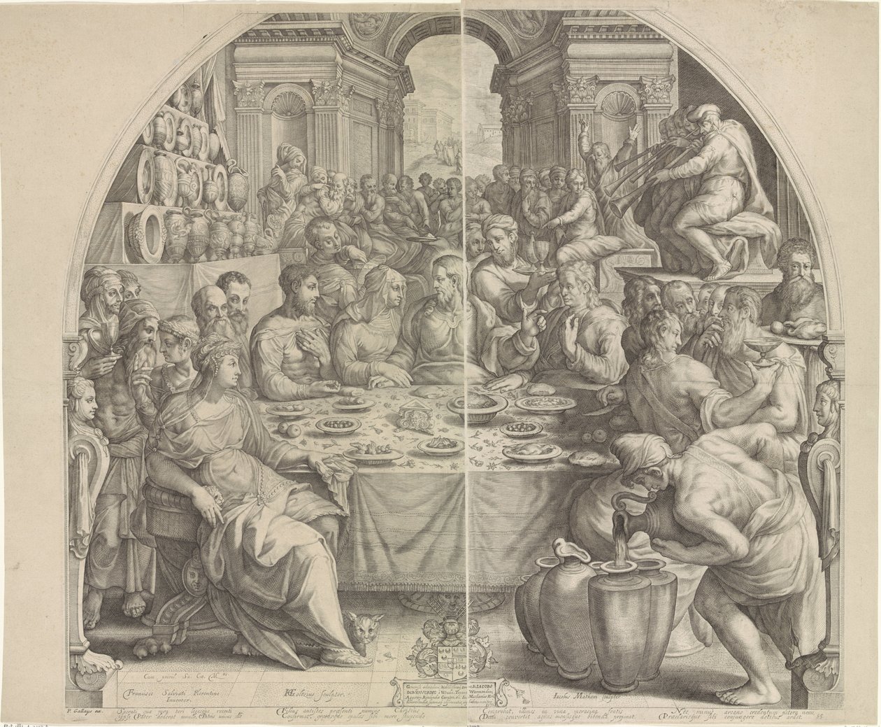 Nozze di Cana da Jacob Matham