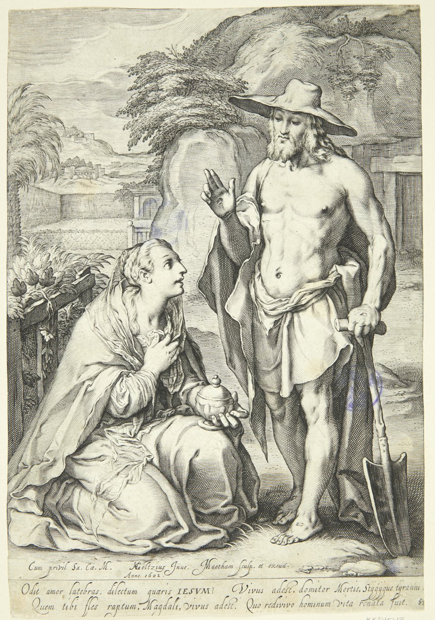 Noli me tangere da Jacob Matham