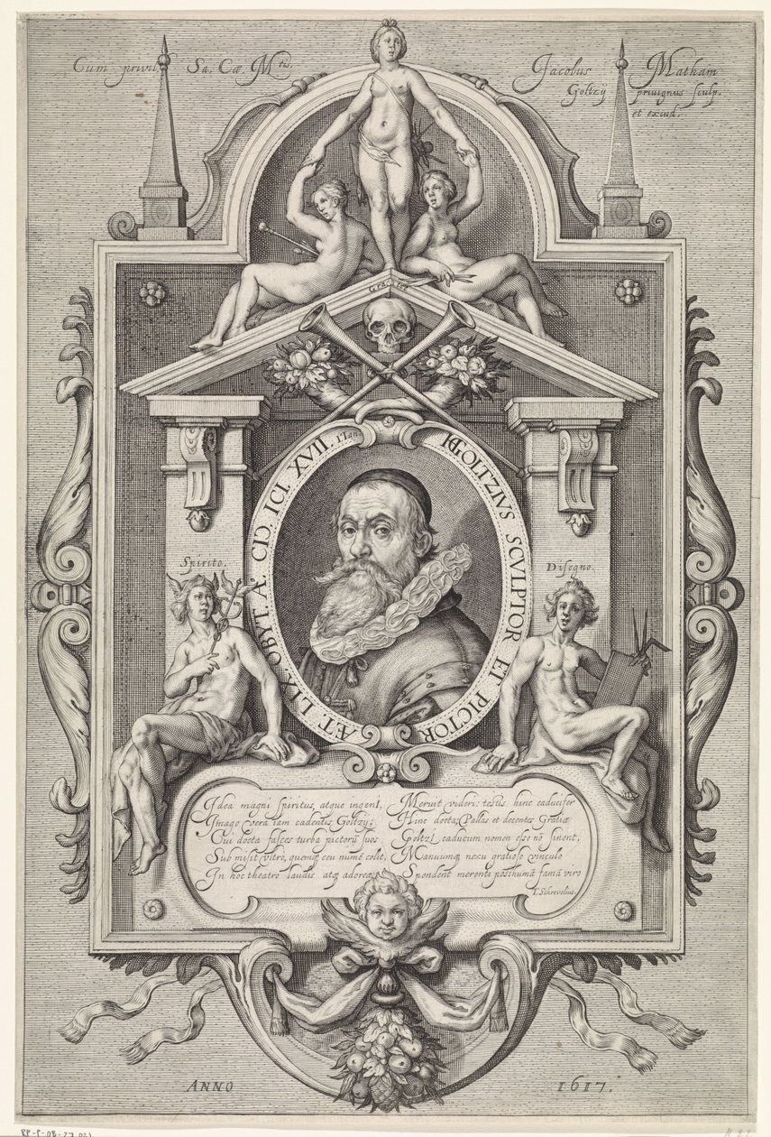 Ritratto di Hendrick Goltzius da Jacob Matham