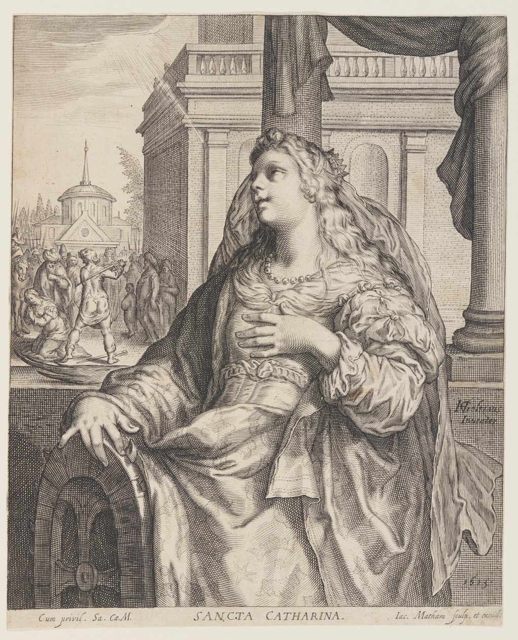 Santa Caterina da Jacob Matham