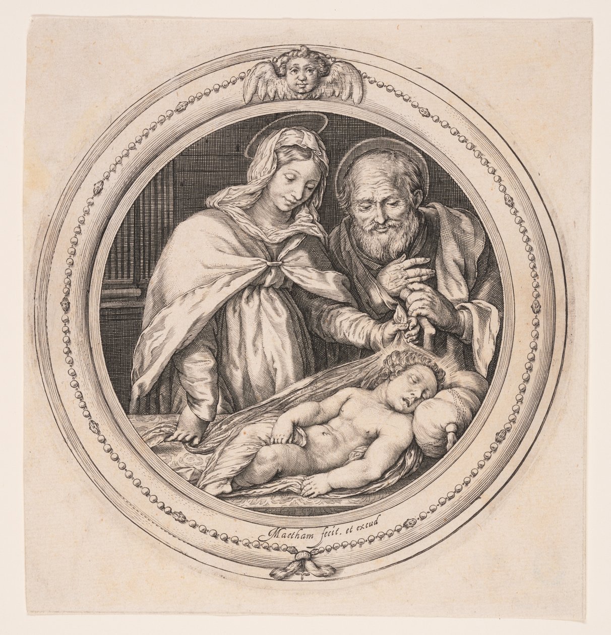 La Sacra Famiglia da Jacob Matham