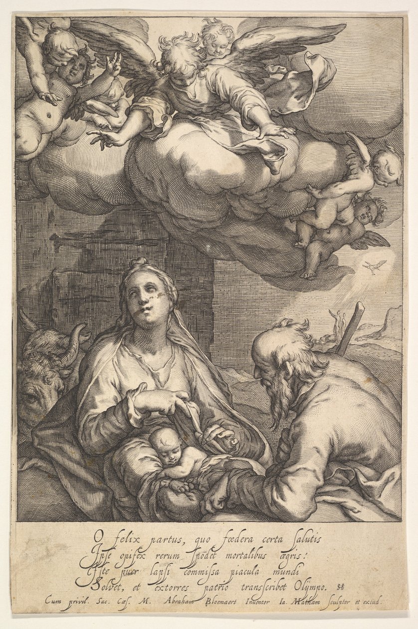 La Natività da Jacob Matham