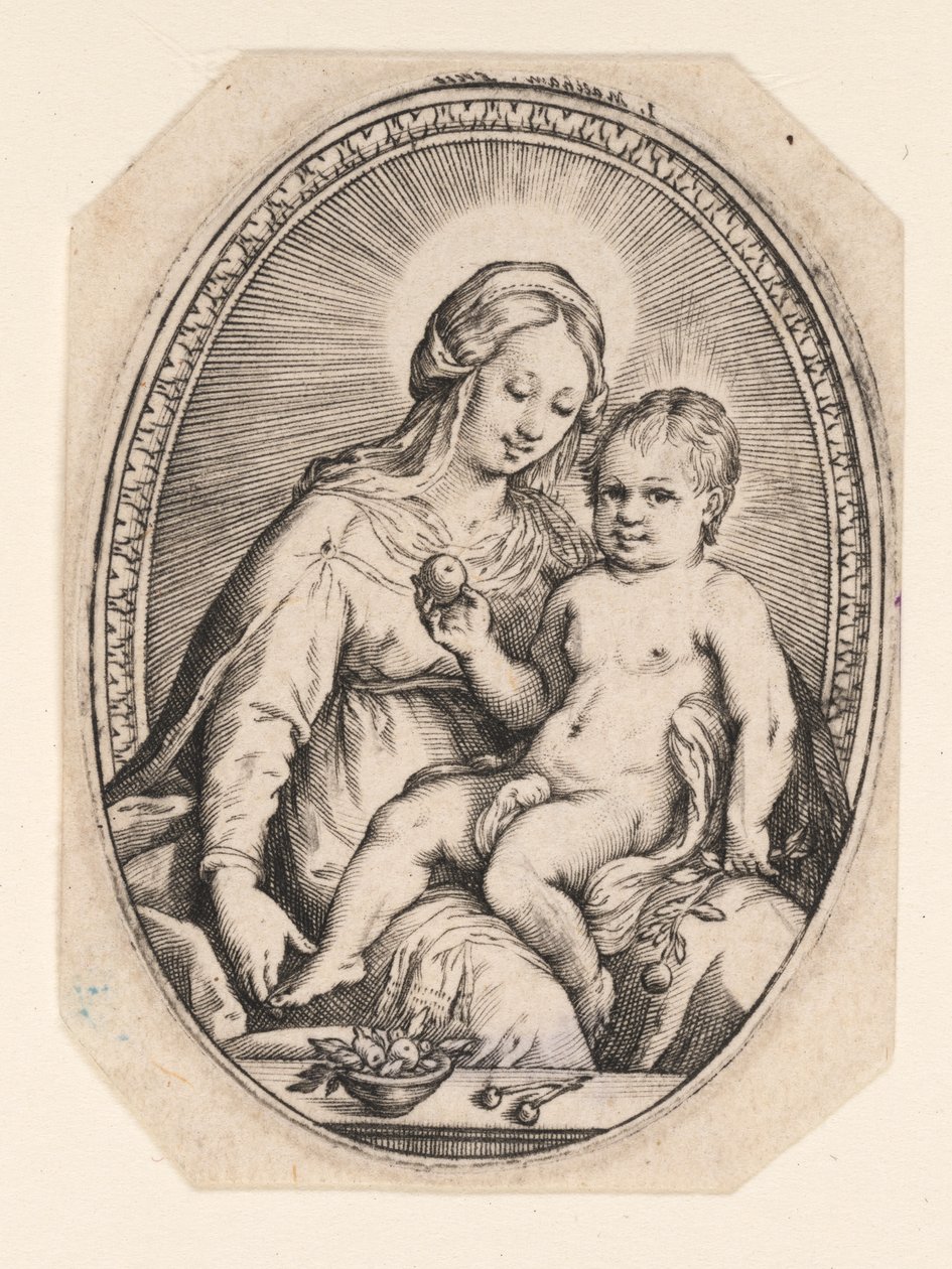 La Vergine e il Bambino da Jacob Matham