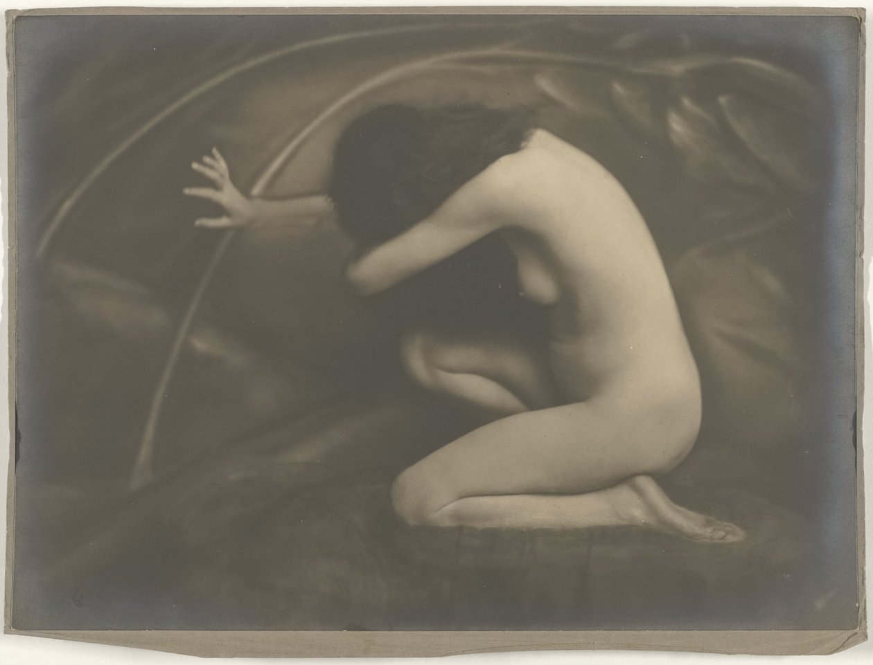 Nudo femminile inginocchiato da Jacob Merkelbach (attributed to)