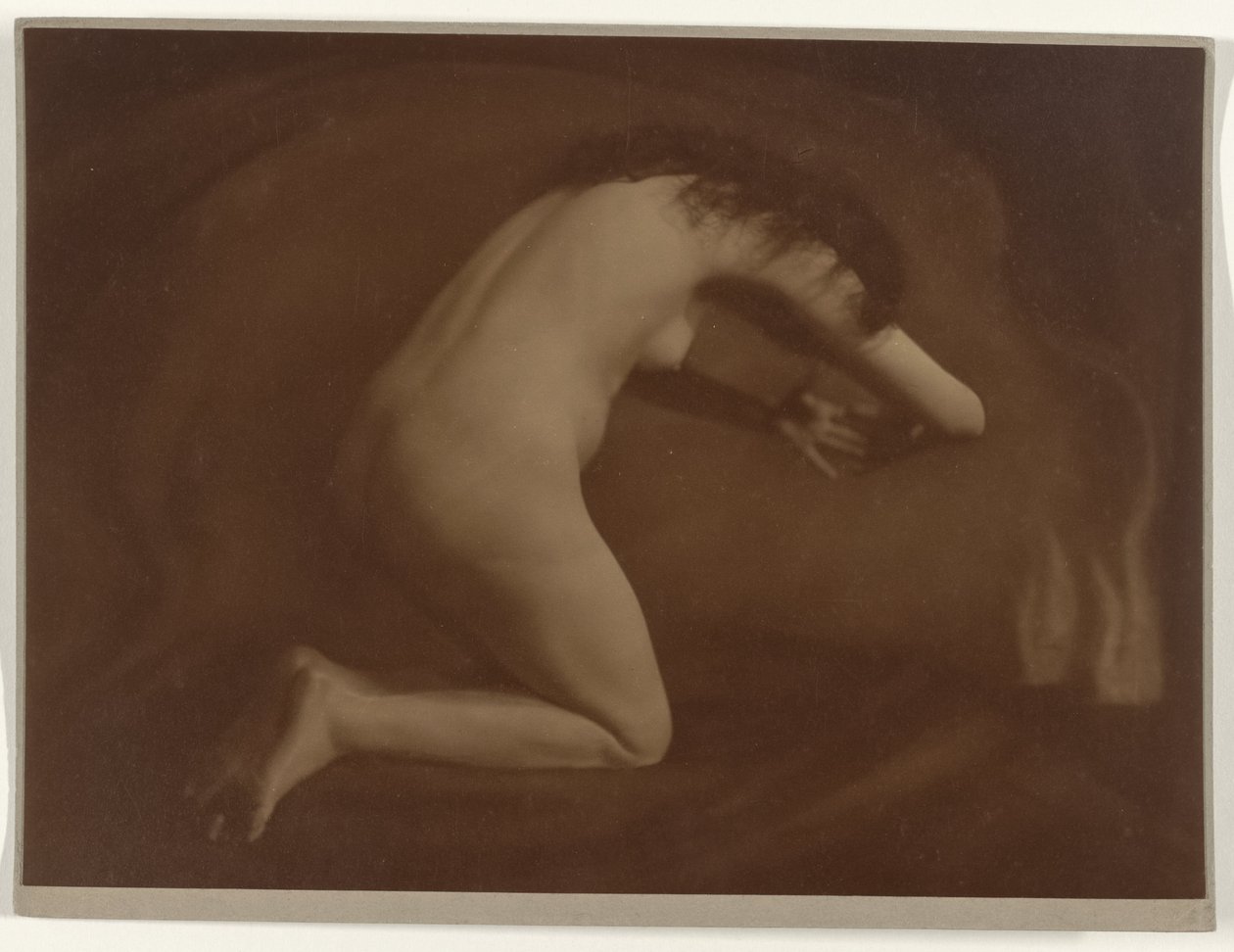 Nudo femminile inginocchiato da Jacob Merkelbach