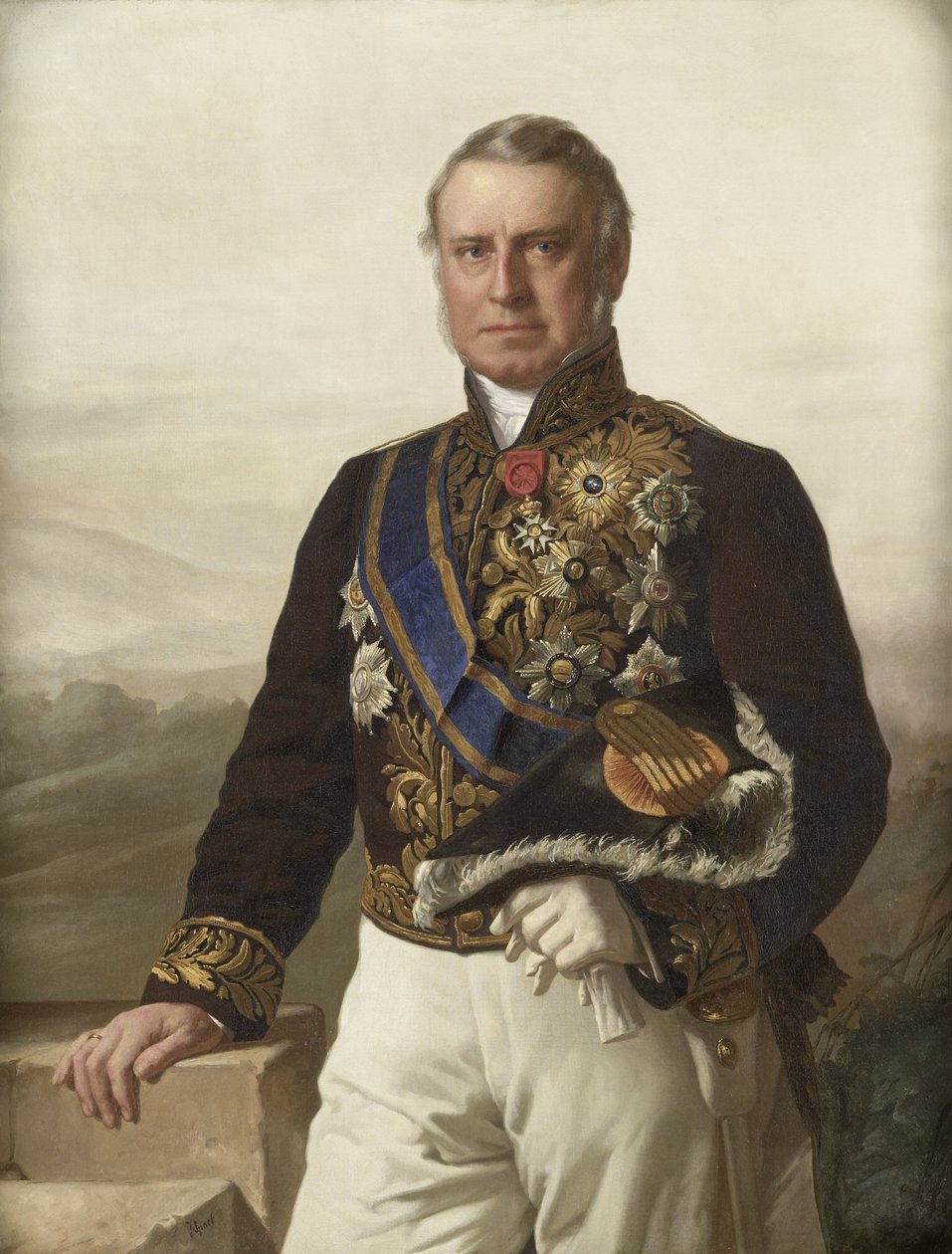 Charles Ferdinand Pahud (1803-73). Governatore generale (1855-61) da Jacob Spoel