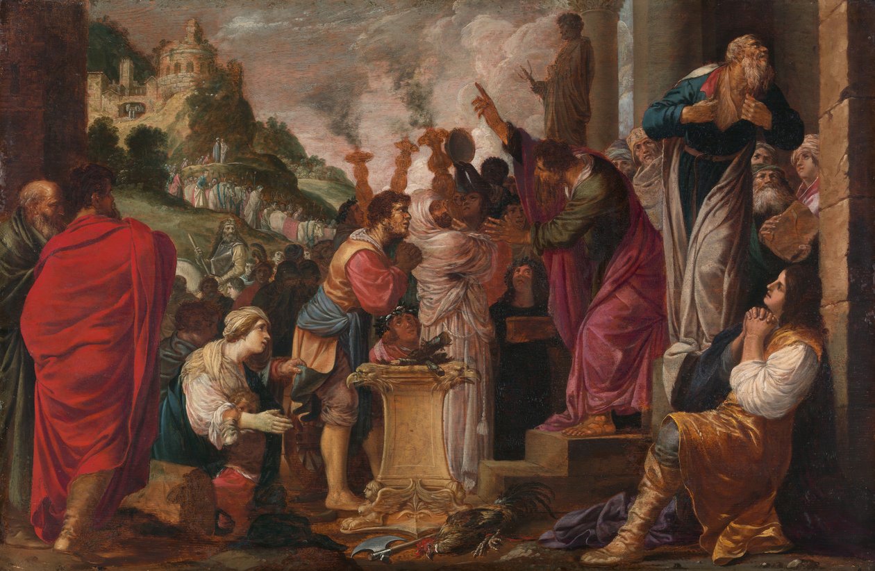 Paolo e Barnaba a Listra da Jacob Symonsz. Pynas