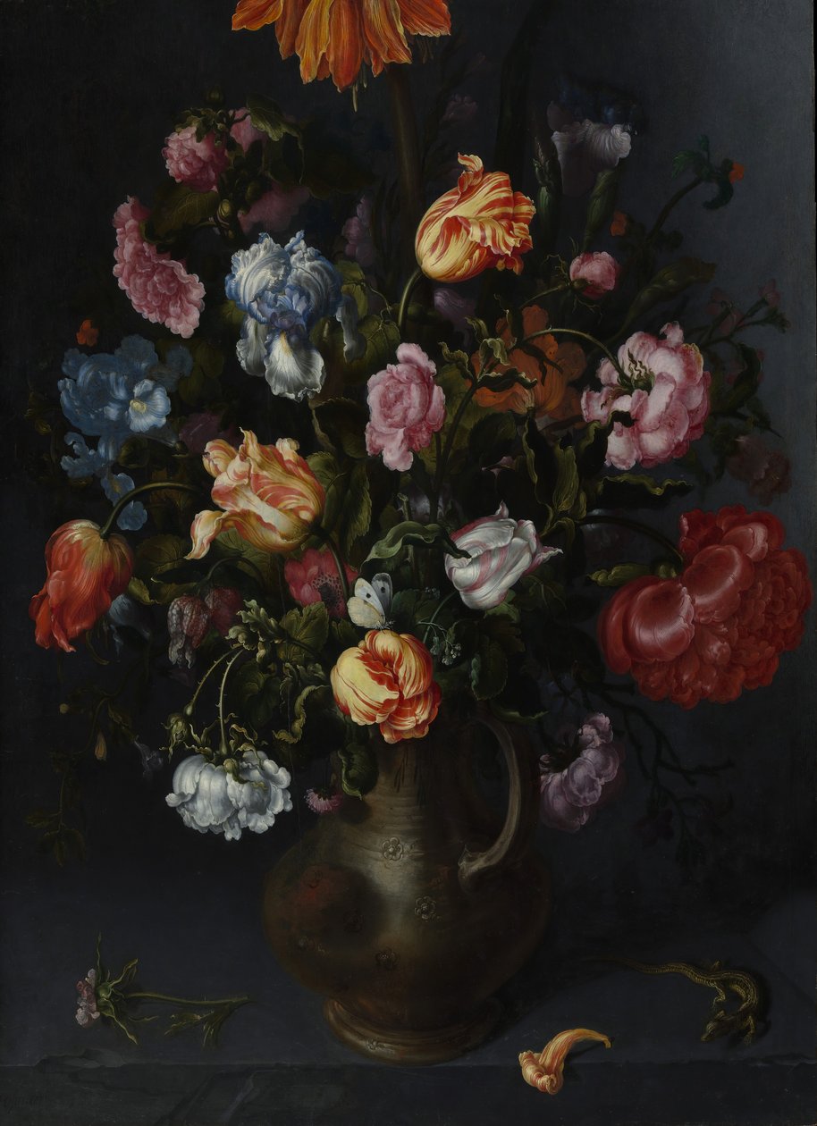 Un vaso con fiori, probabilmente 1613 da Jacob Vosmaer
