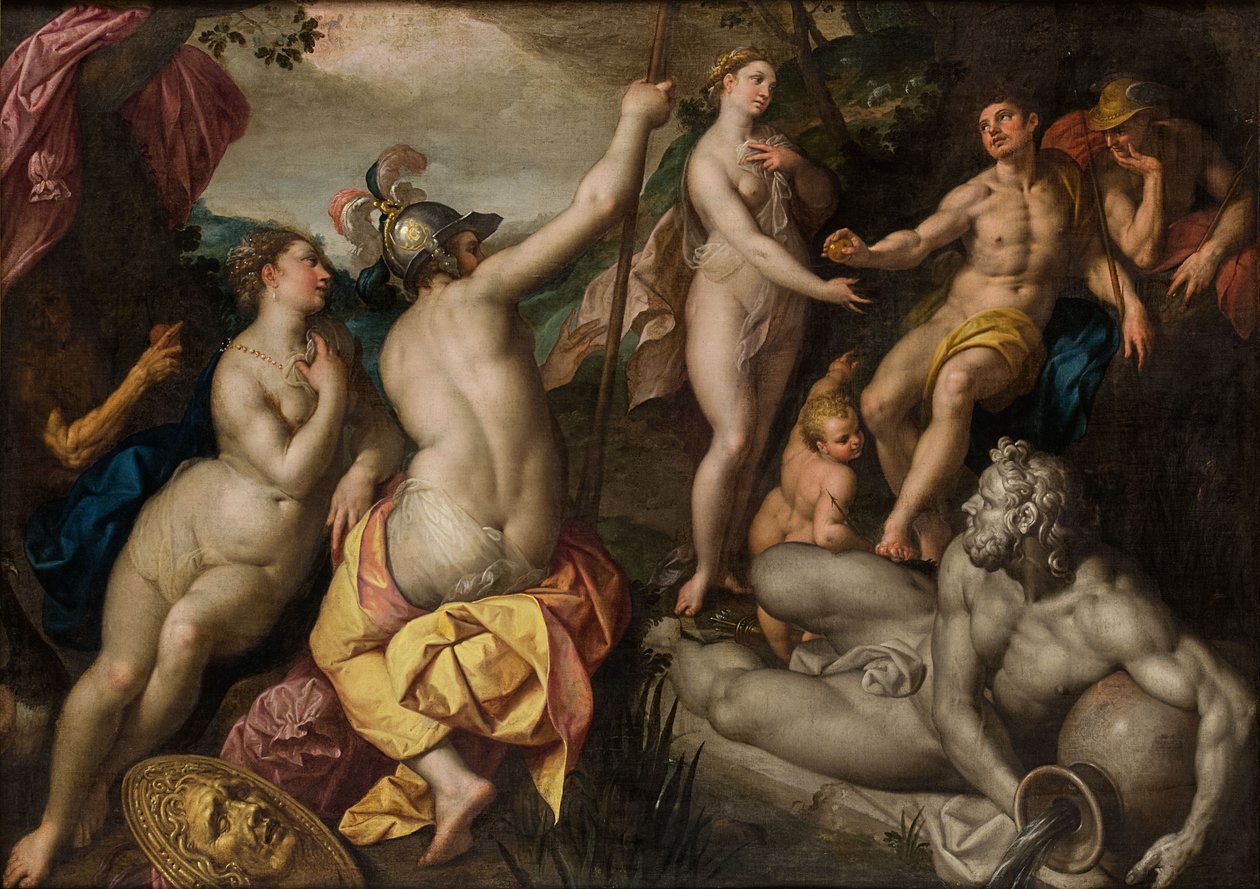 Il giudizio di Parigi da Jacob de Backer