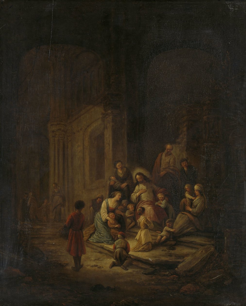 Cristo benedice i bambini da Jacob de Wet (I)