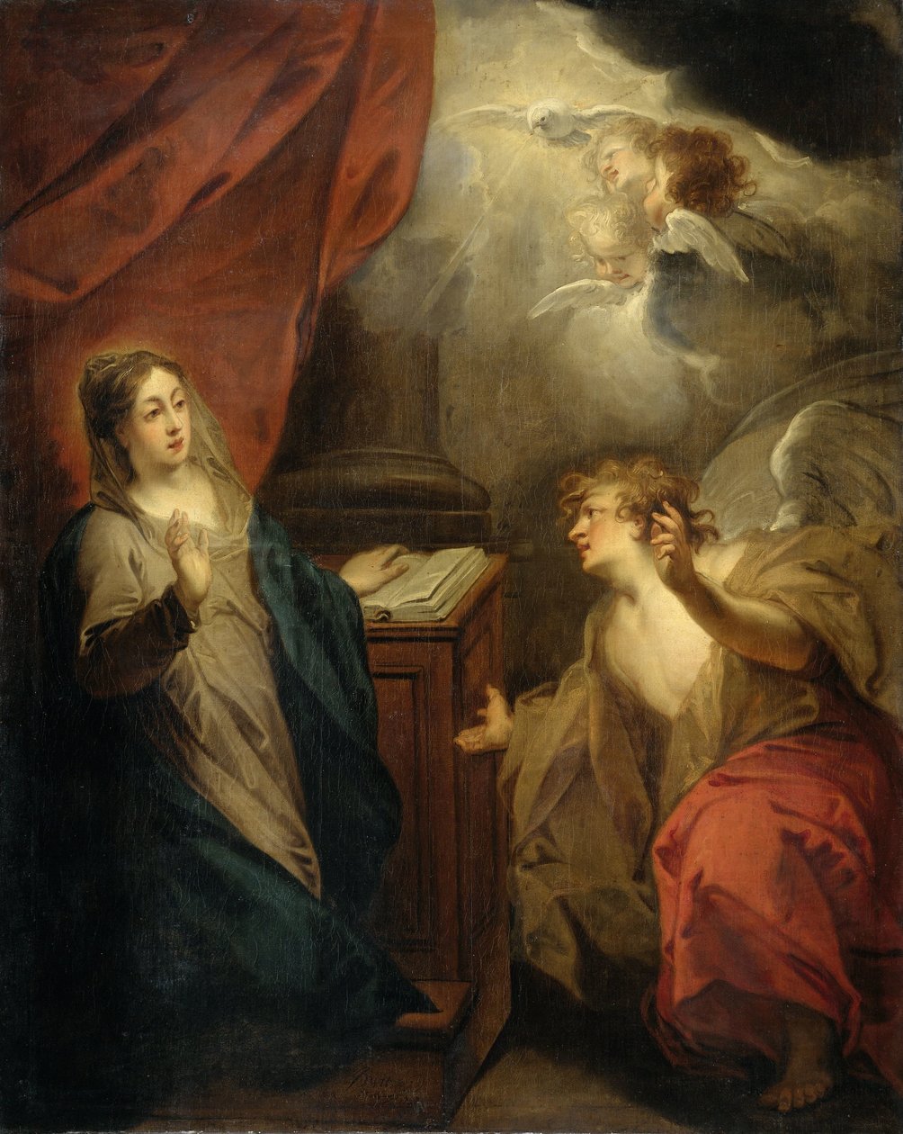 Annunciazione alla Vergine da Jacob de Wit