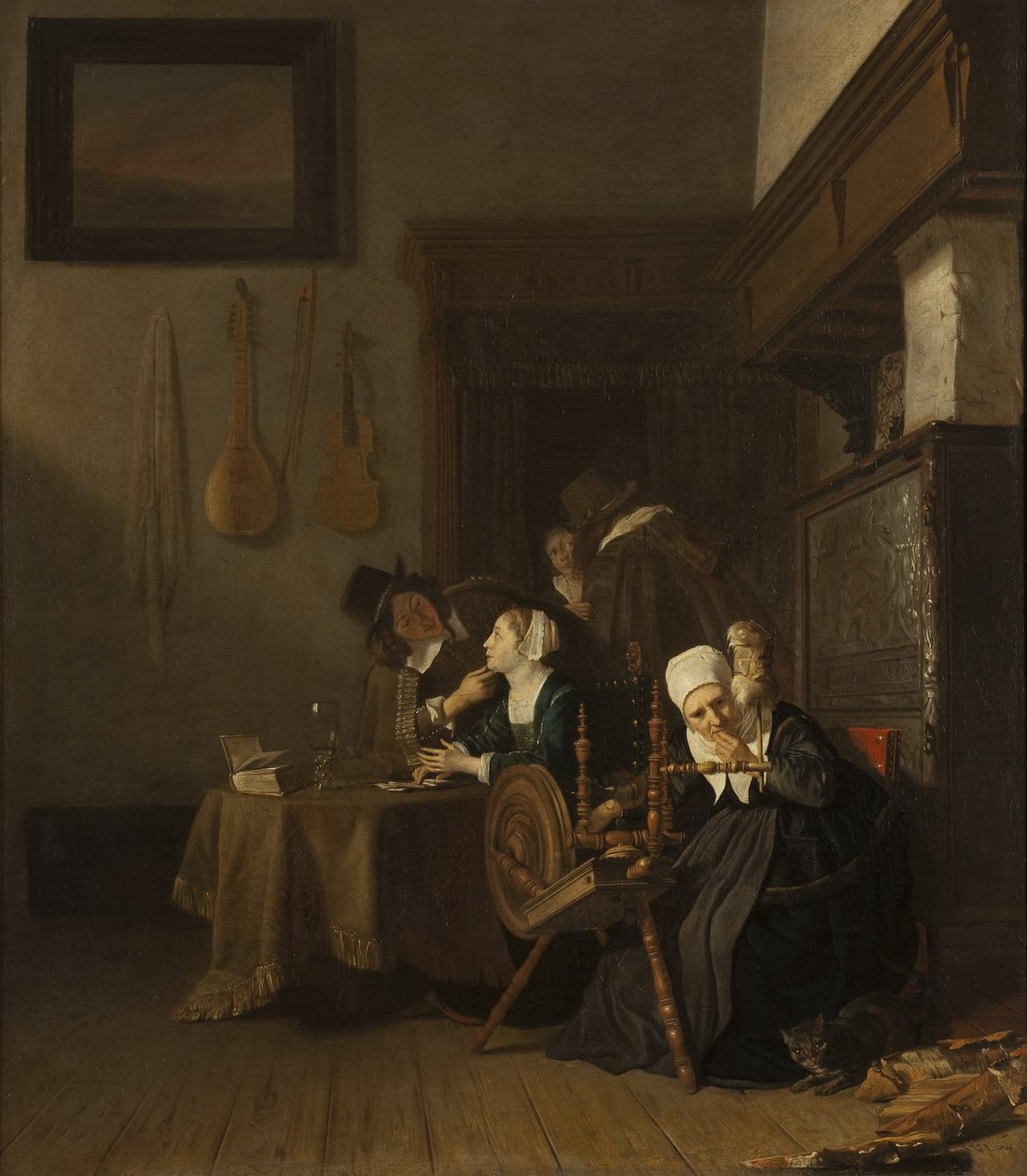 Vecchia signora indulgente da Jacob van Loo