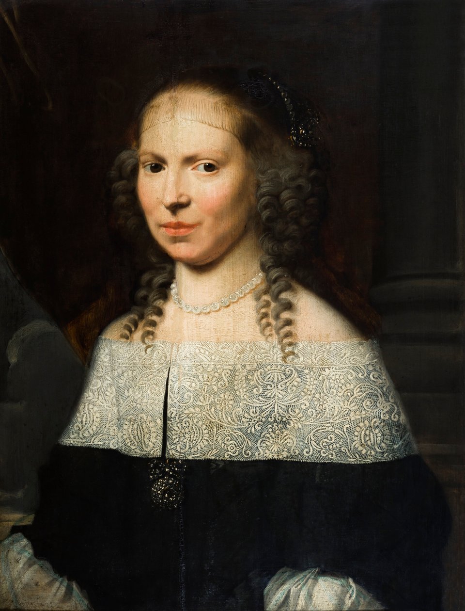 Ritratto di Anna Goos (1627-1691) da Jacob van Reesbroeck