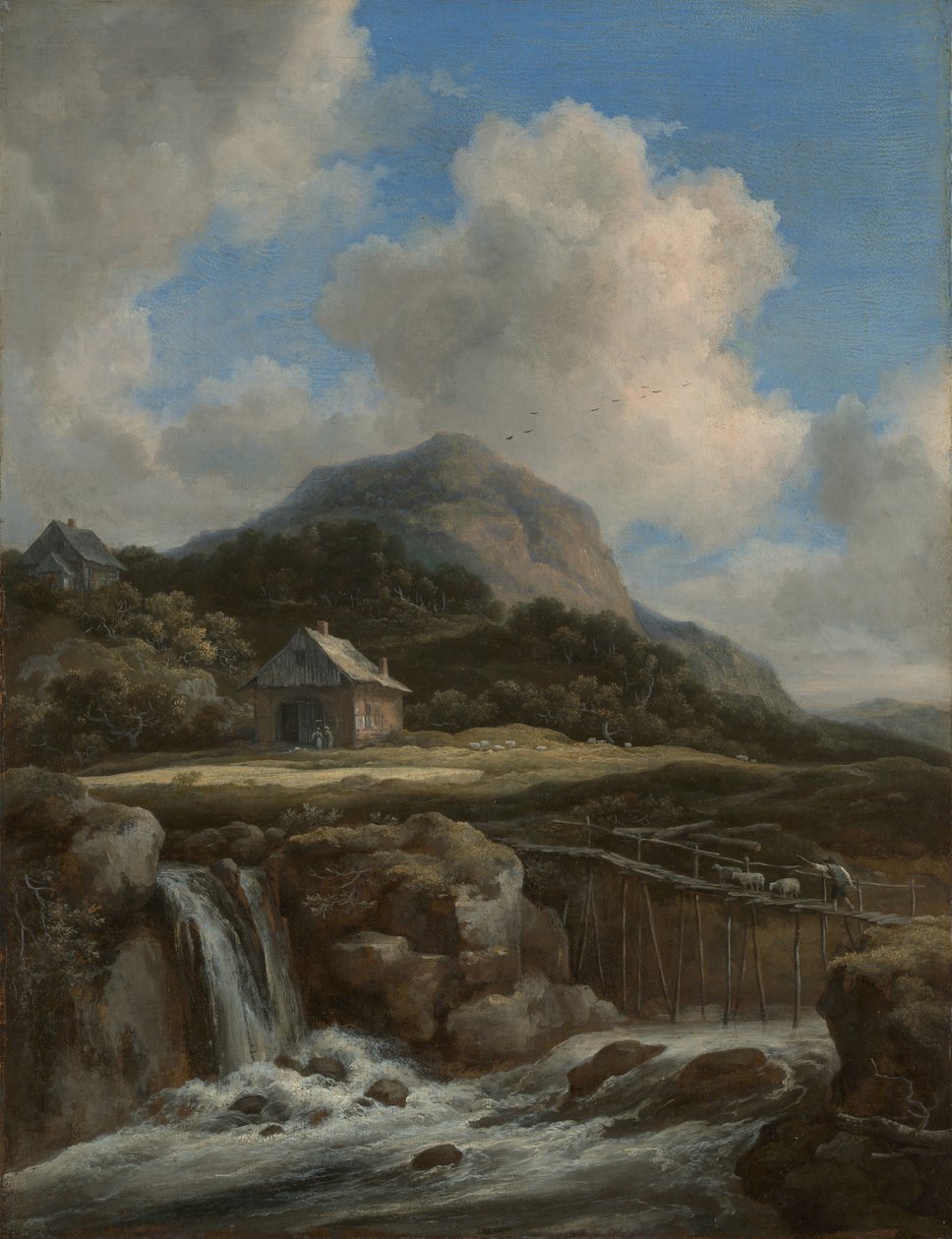 Torrente di montagna, 1670s da Jacob van Ruisdael