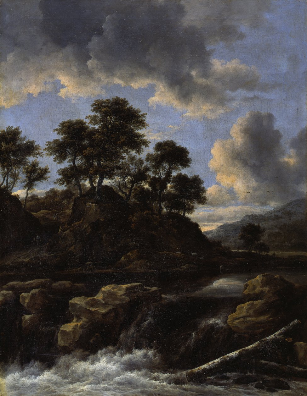 La cascata da Jacob van Ruisdael