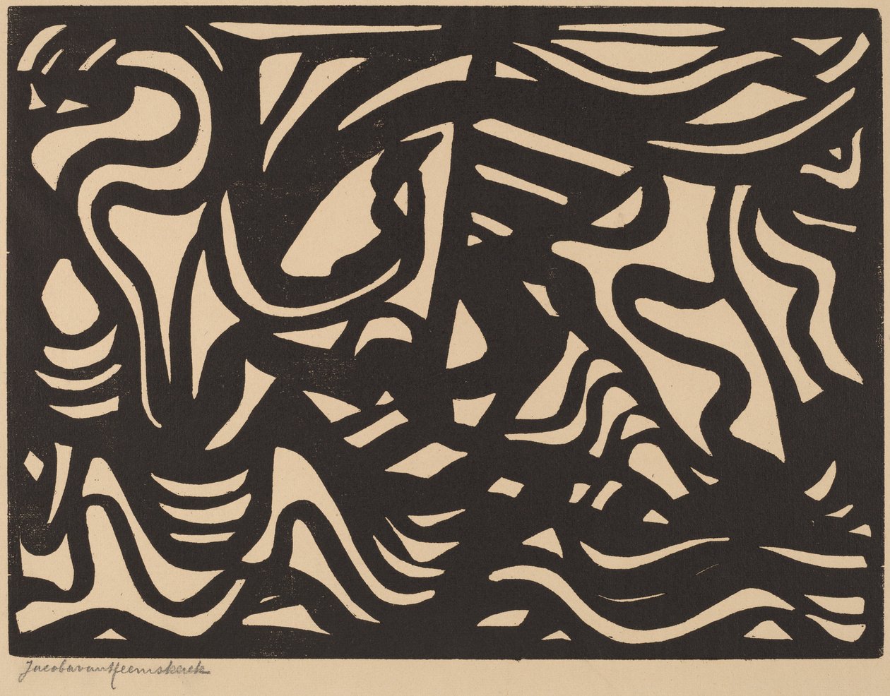 Composizione, 1921 da Jacoba van Heemskerck van Beest