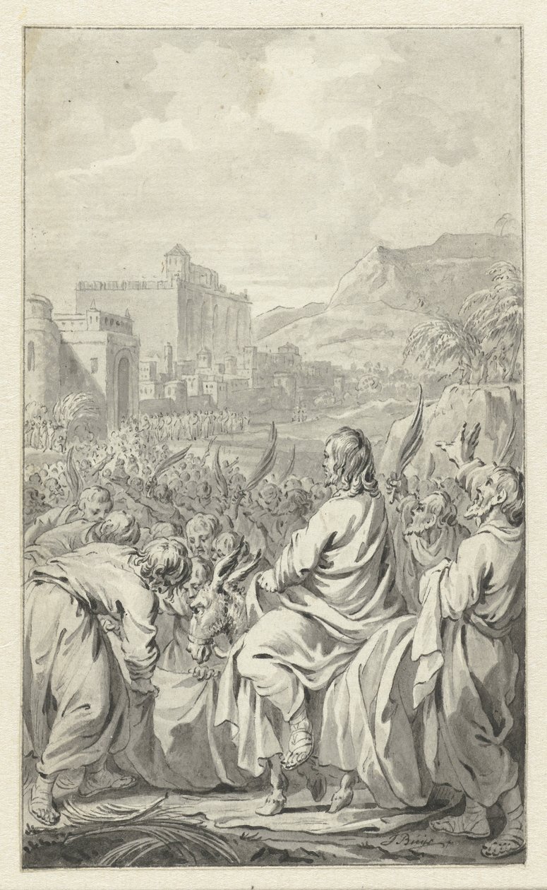 Ingresso a Gerusalemme da Jacobus Buys