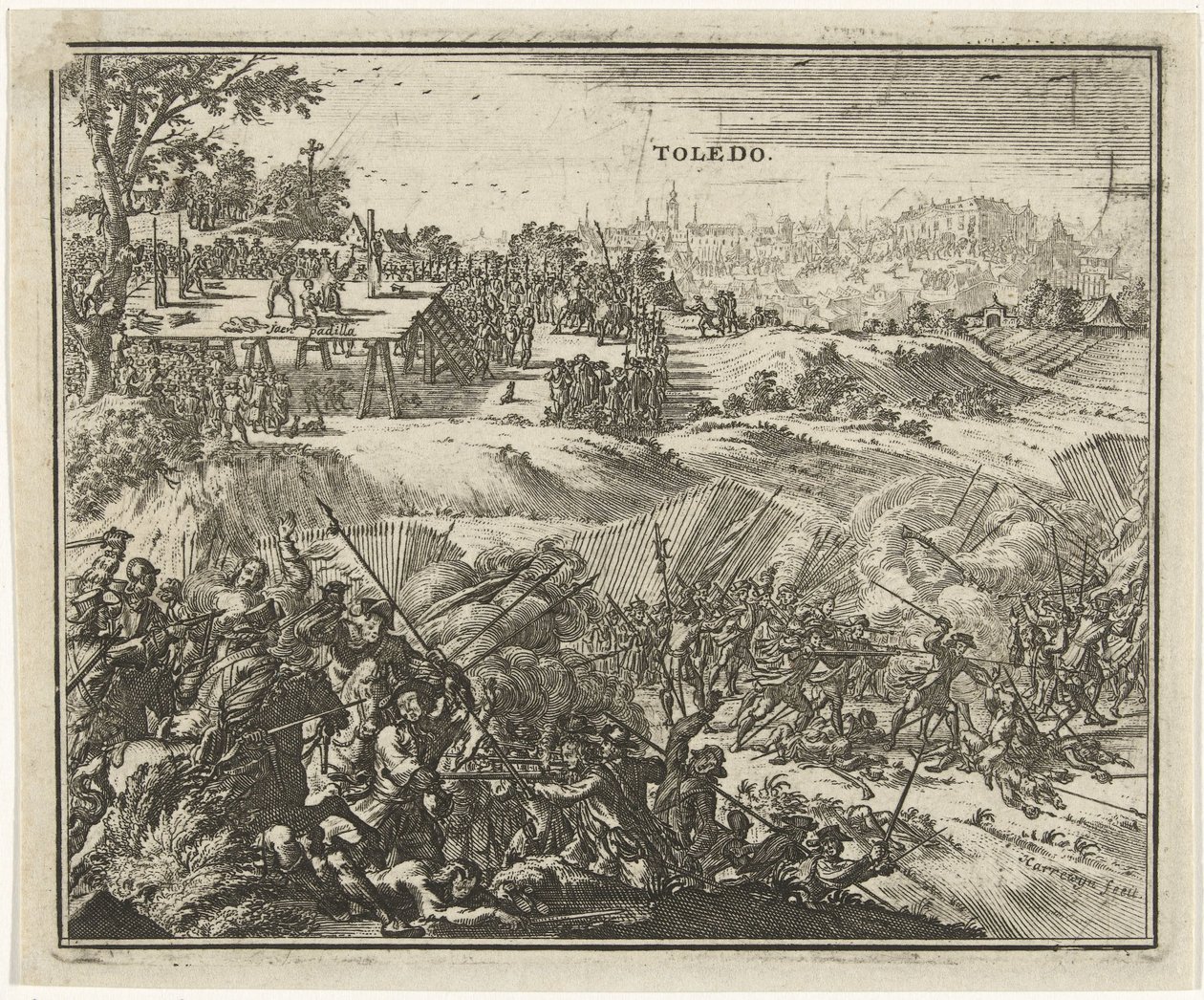 Battaglia di Toledo da Jacobus Harrewijn