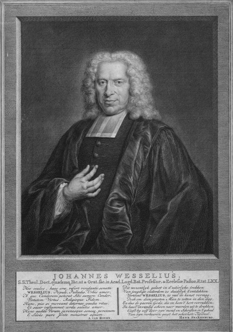 Johann Wessel da Jacobus Houbraken