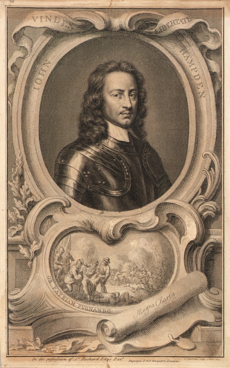 John Hampden da Jacobus Houbraken