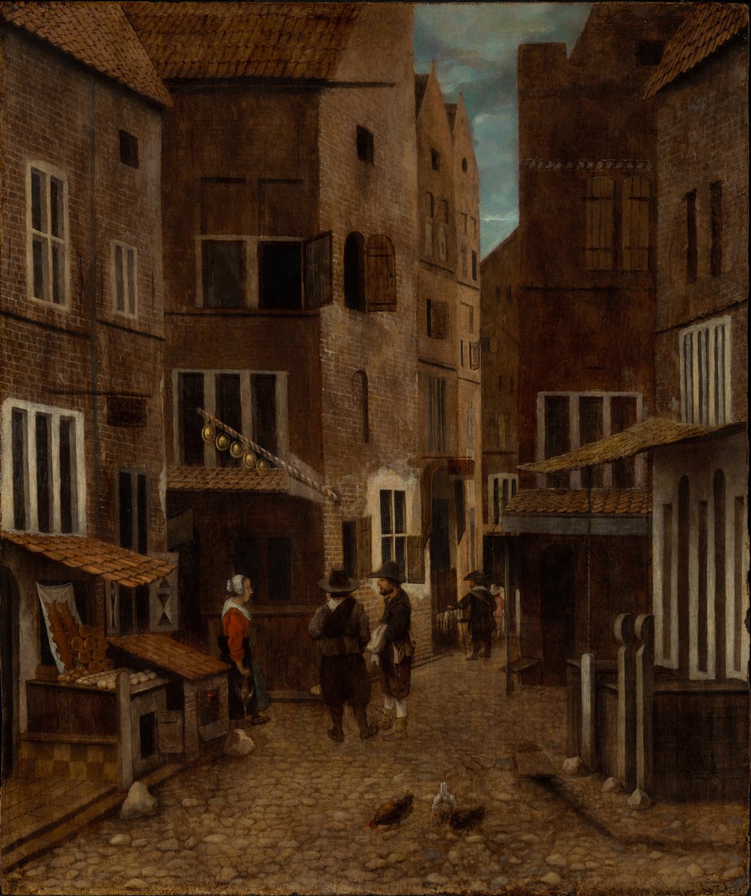 Scena di strada da Jacobus Vrel