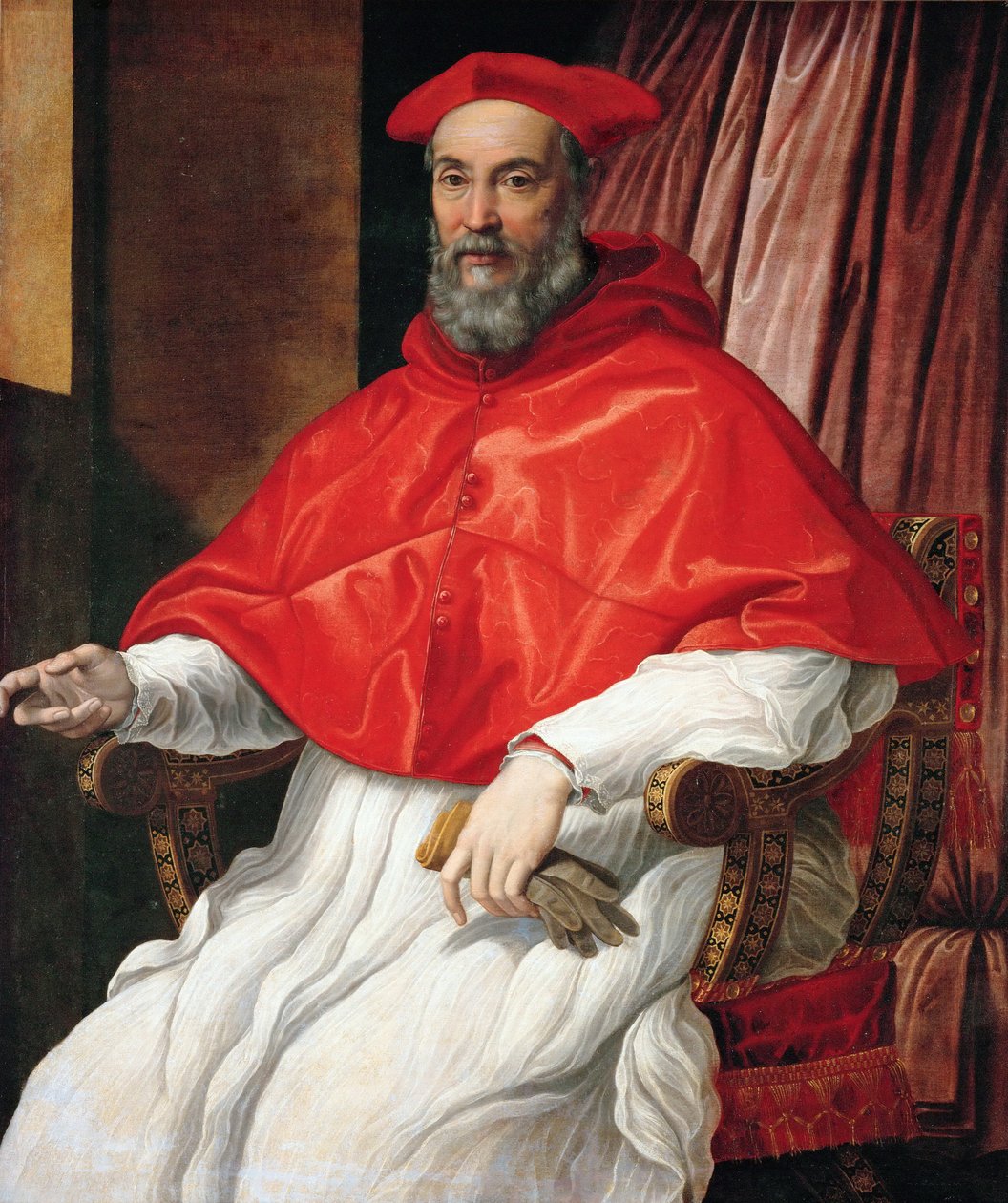 Ritratto di cardinale, Kunsthistorisches Museum, Vienna da Jacopino del Conte