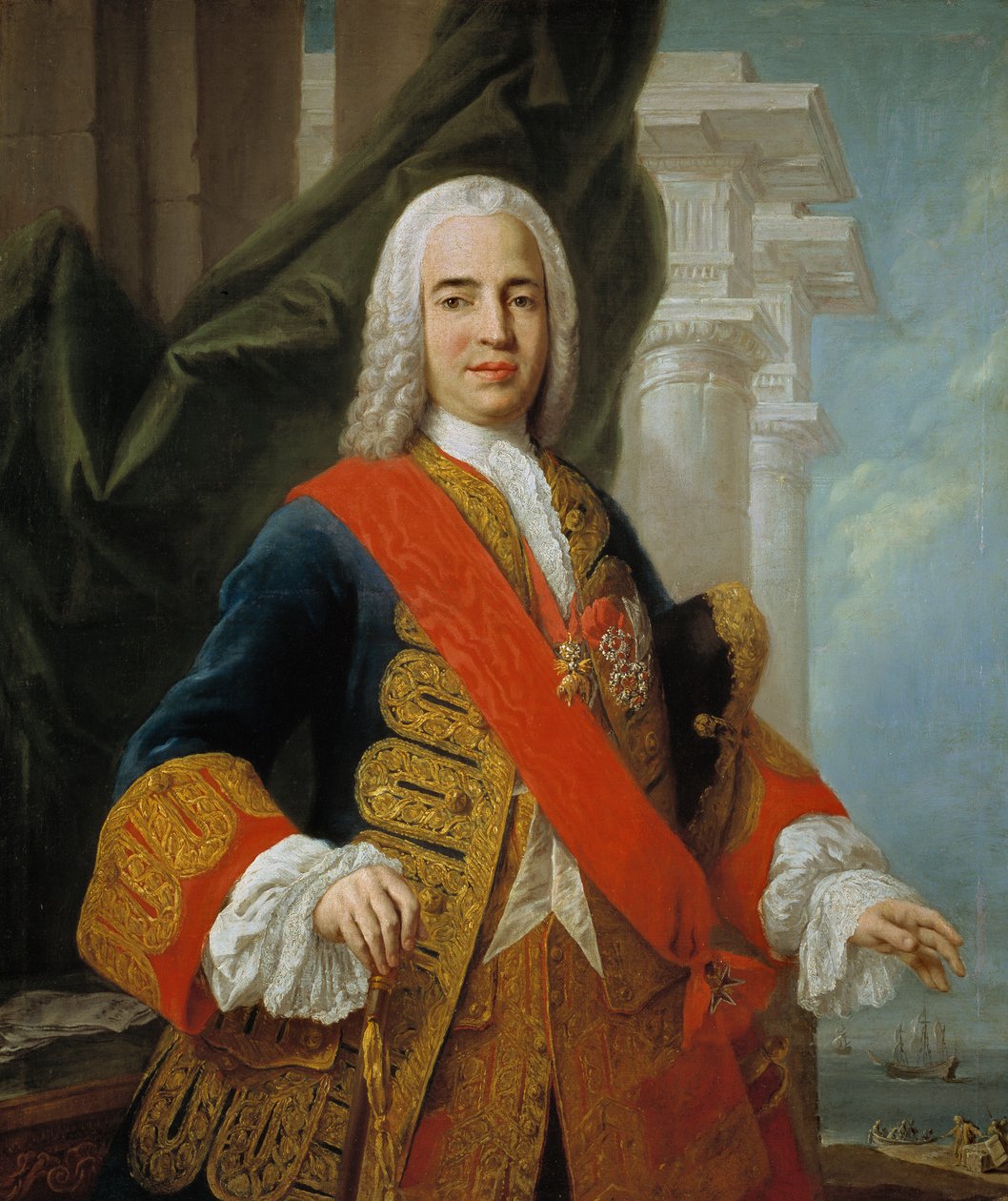 Ritratto di Zenón de Somodevilla, 1º Marchese de la Ensenada (1702-1781) da Jacopo Amigoni