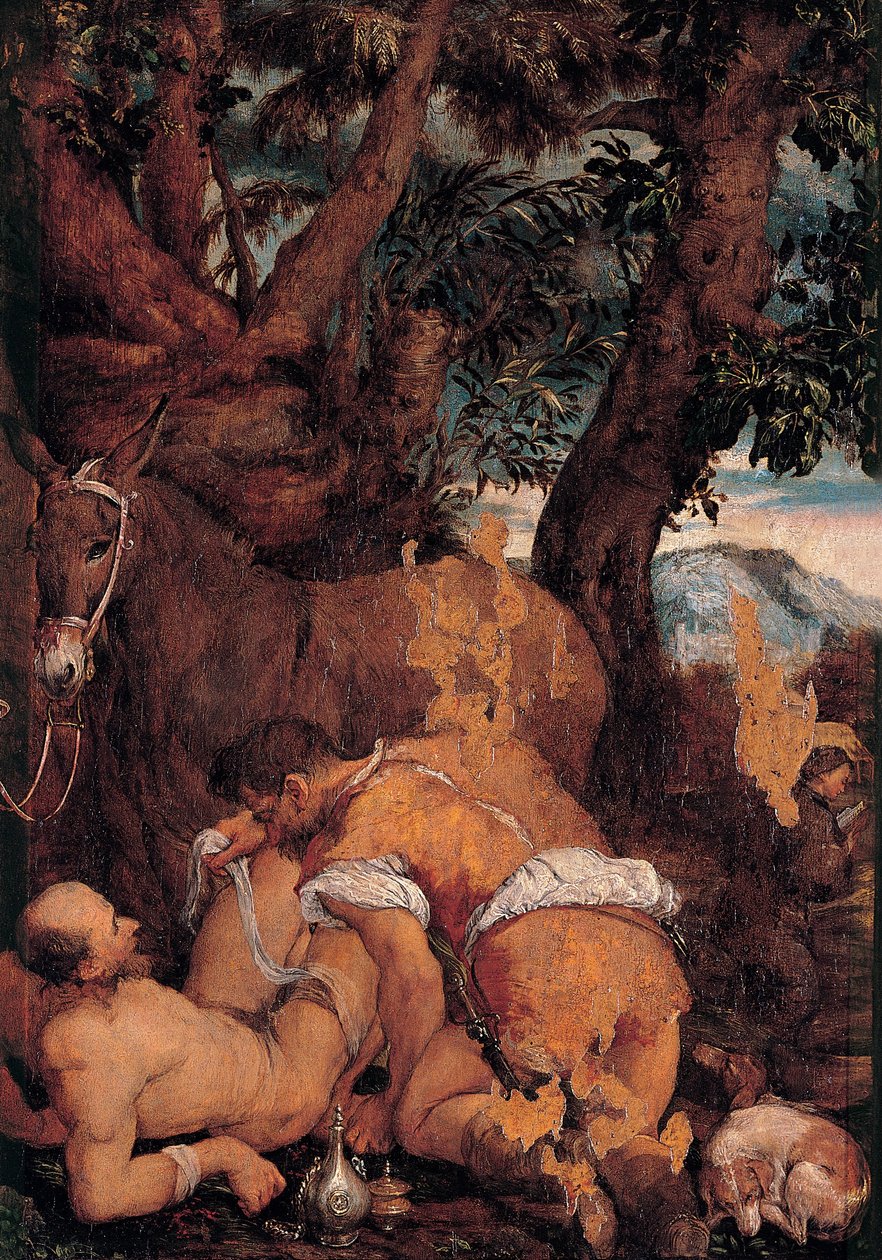 Il buon samaritano da Jacopo Bassano