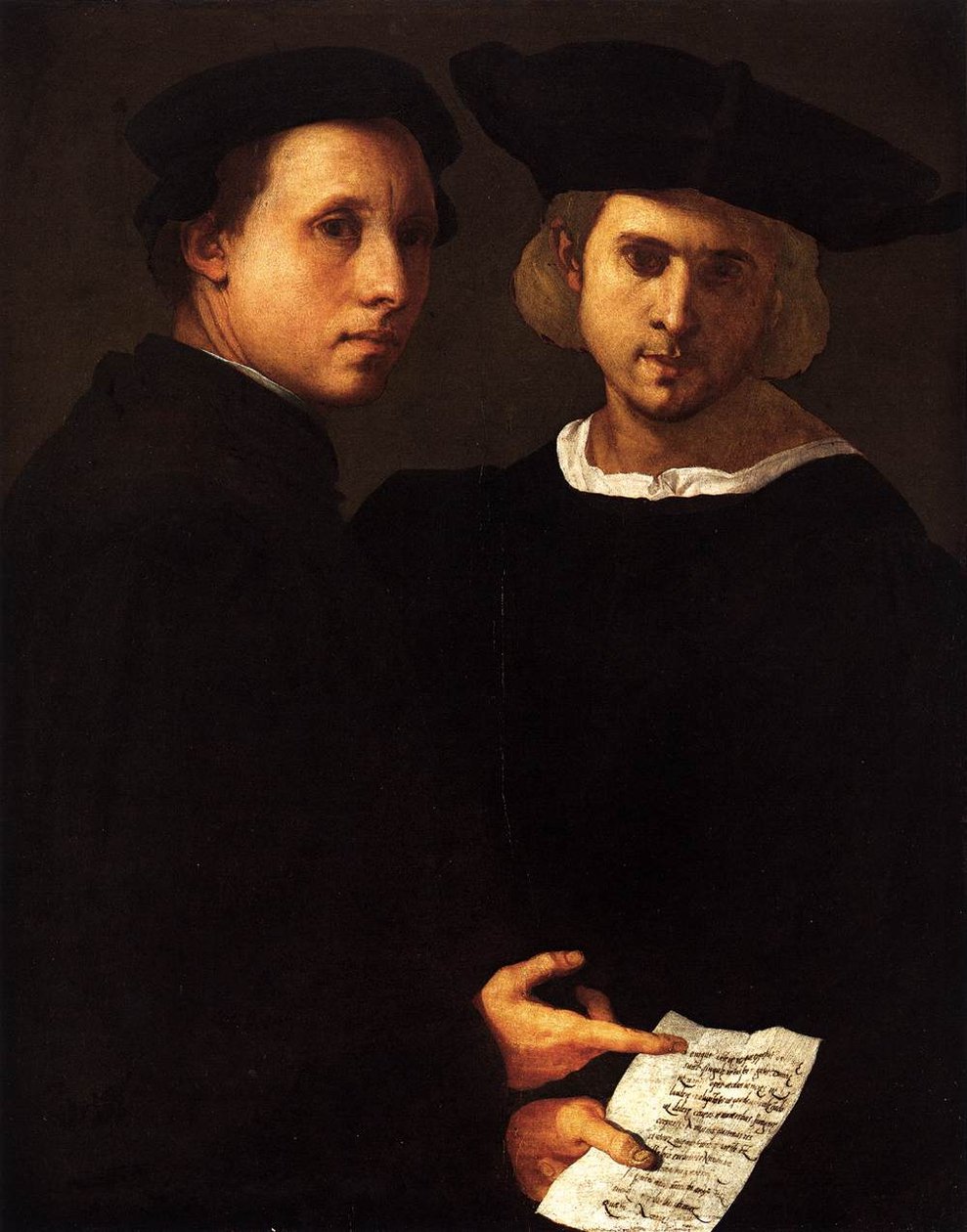 Ritratto di due amici da Jacopo Pontormo