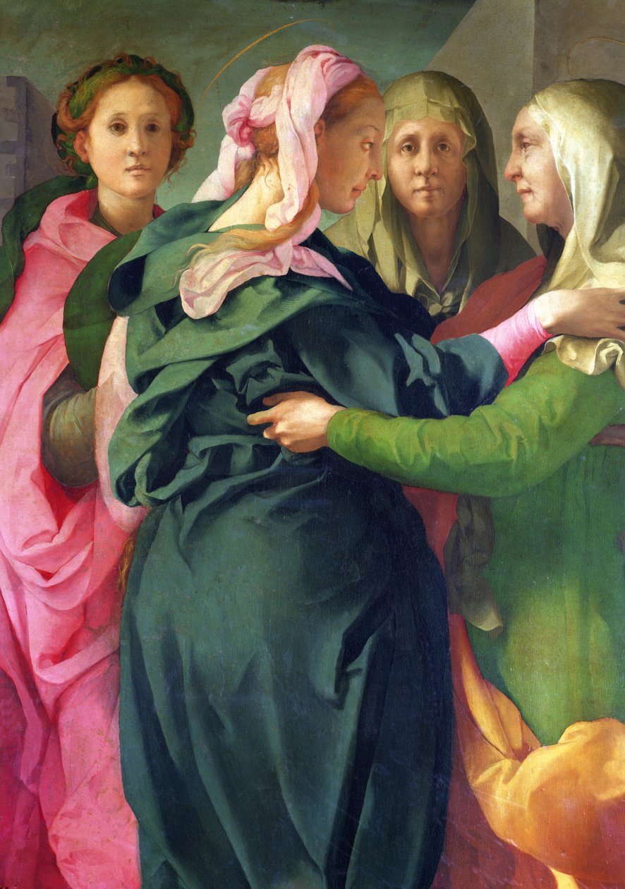 La Visitazione (dettaglio) da Jacopo Pontormo