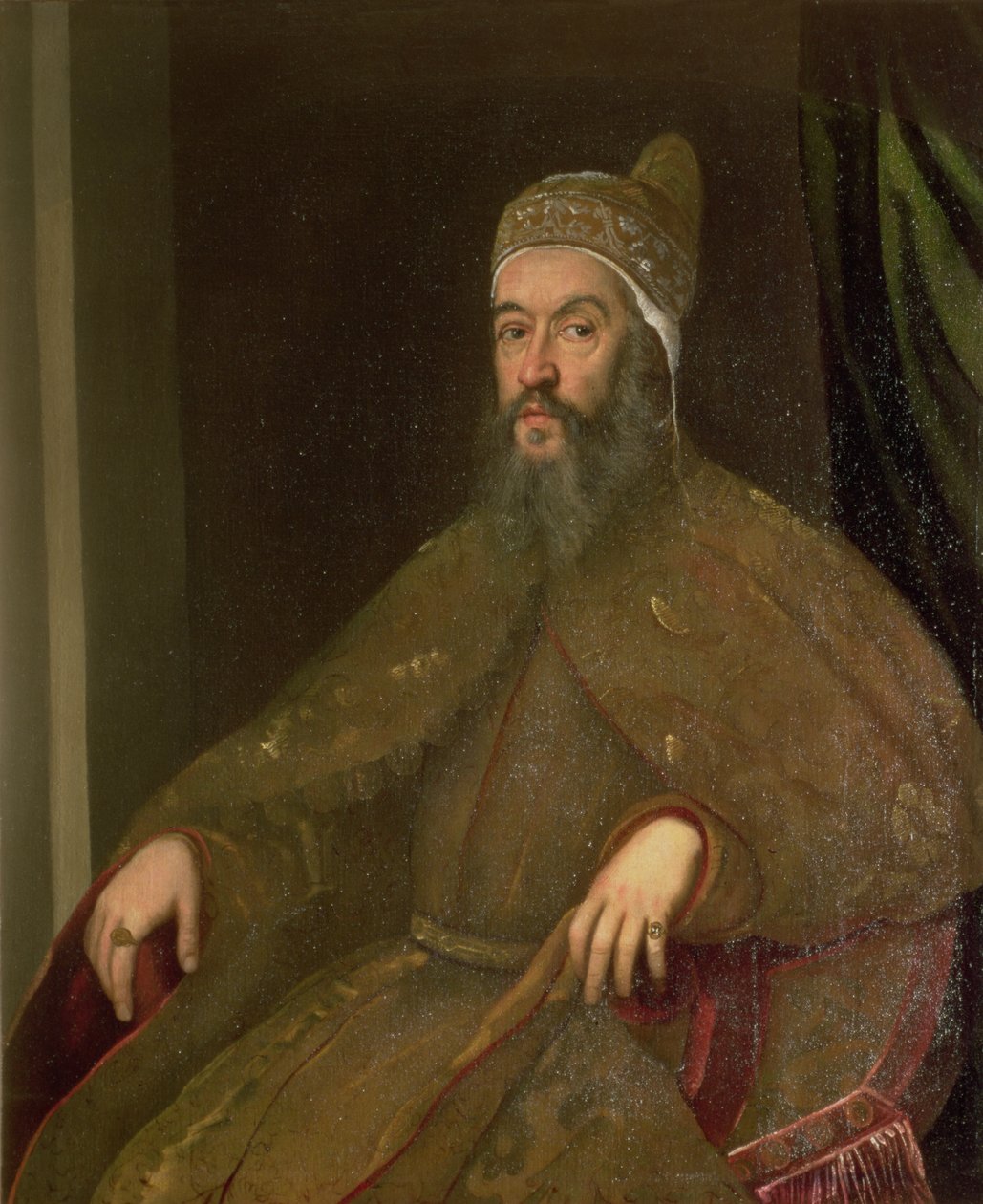 Doge Alvise Mocenigo (Doge dal 1570 al 1577) da Jacopo Robusti Tintoretto