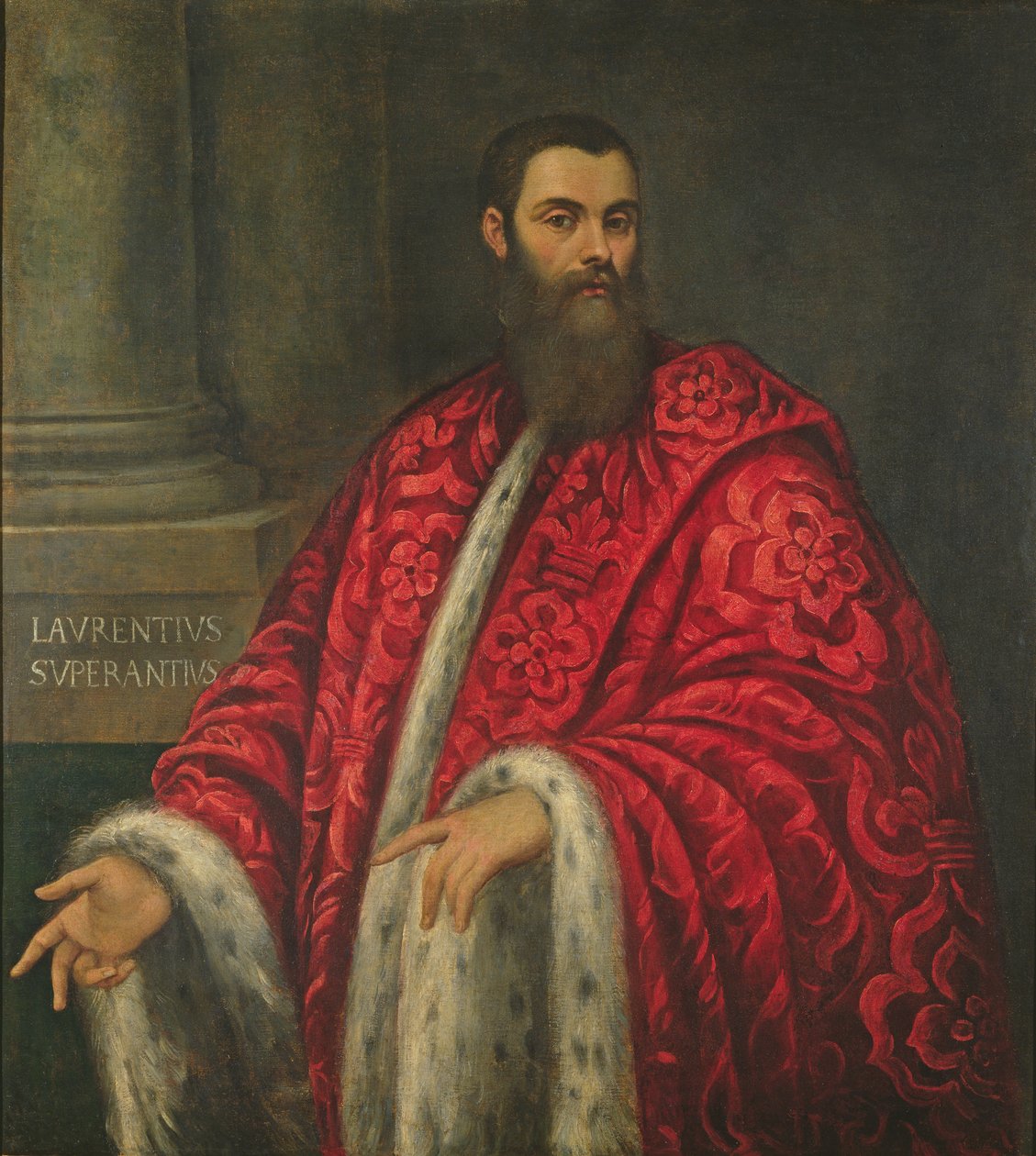 Gentiluomo rivolto a destra, c.1553 da Jacopo Robusti Tintoretto
