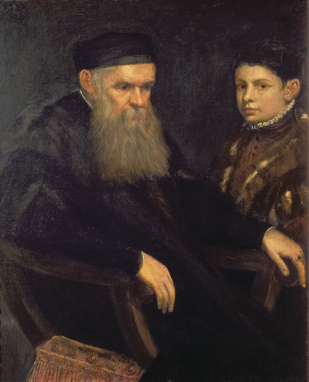 Vecchio e il suo servitore, 1565 da Jacopo Robusti Tintoretto