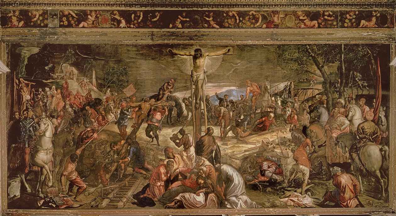 La crocifissione di Cristo da Jacopo Robusti Tintoretto
