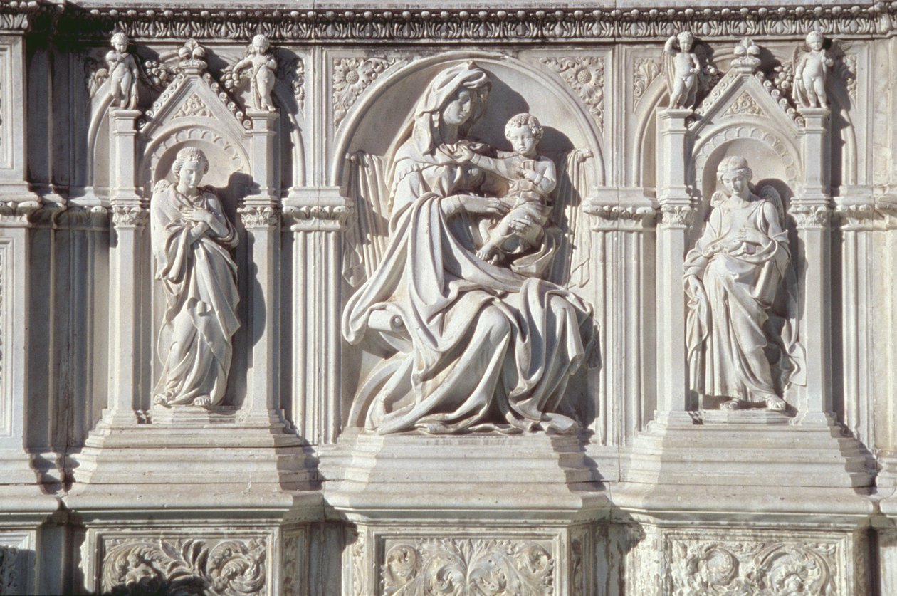 Fonte Gaia (dettaglio) da Jacopo della Quercia